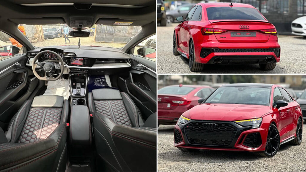 A closer look at the 2024 AUDI RS3 that Just Landed in Abuja, Cost ₦69 million
