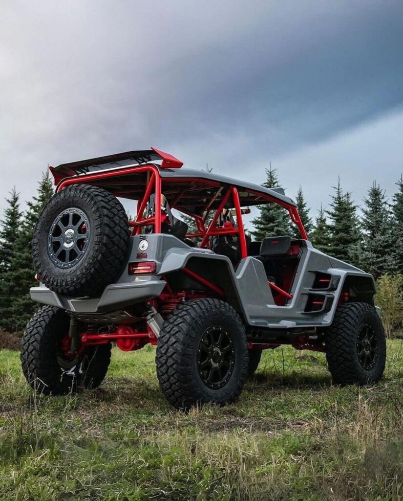 back view of Drake's Ultra-exclusive Off-road-only Brabus Crawler
