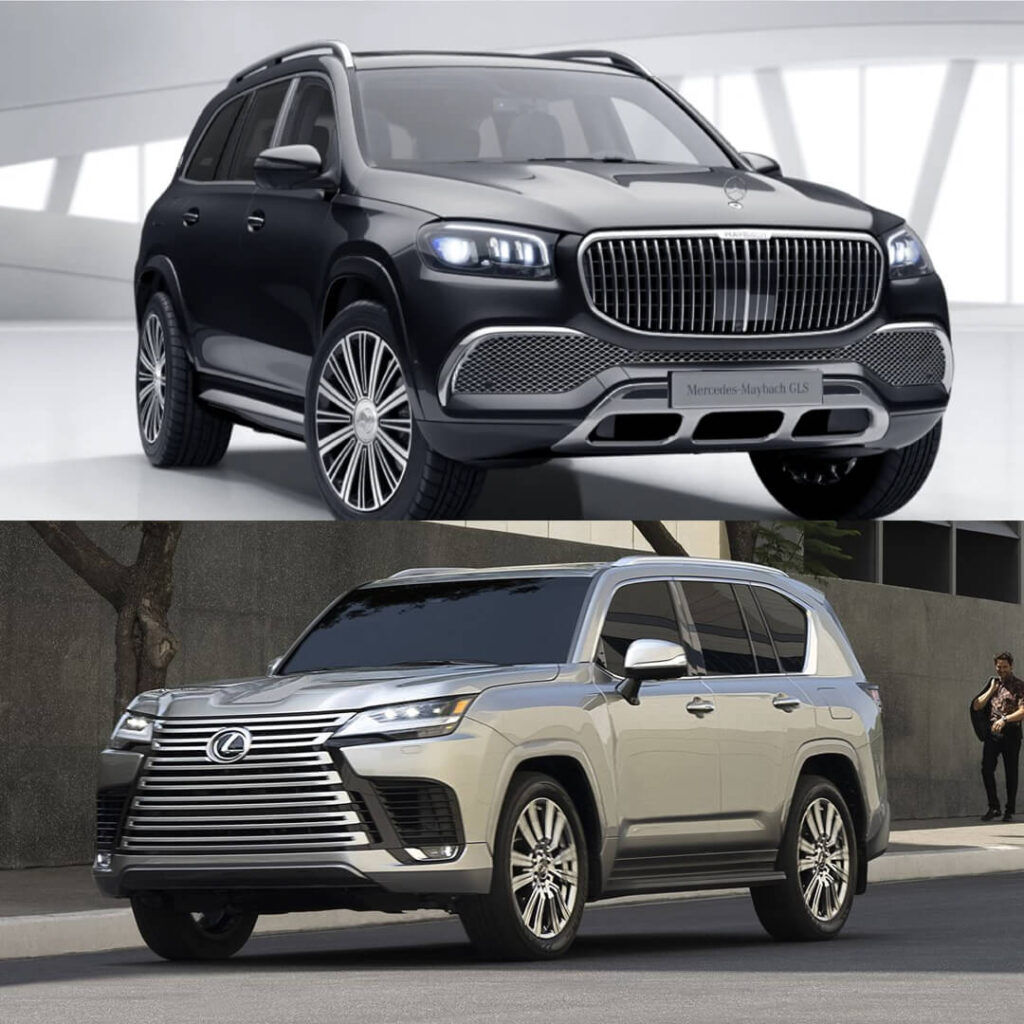 the 2023 LX600 or the 2023 GLS63