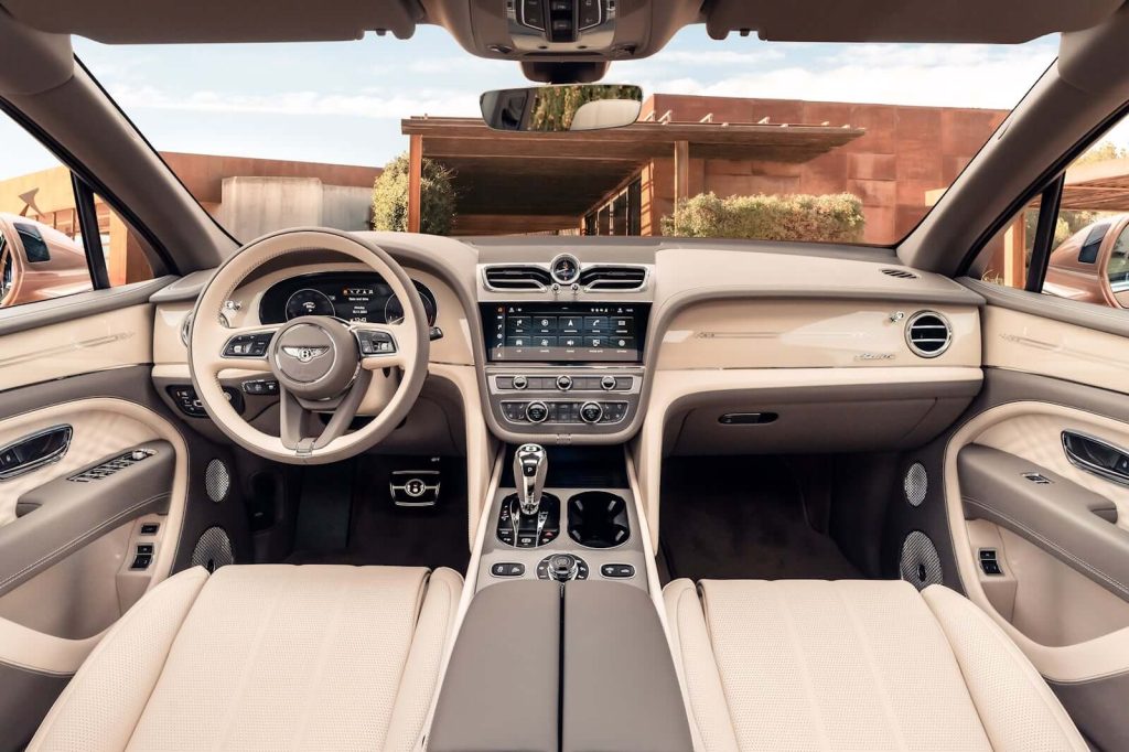 2022 Bentley Bentayga interior