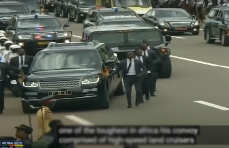President Paul Biya Top Security Cars
