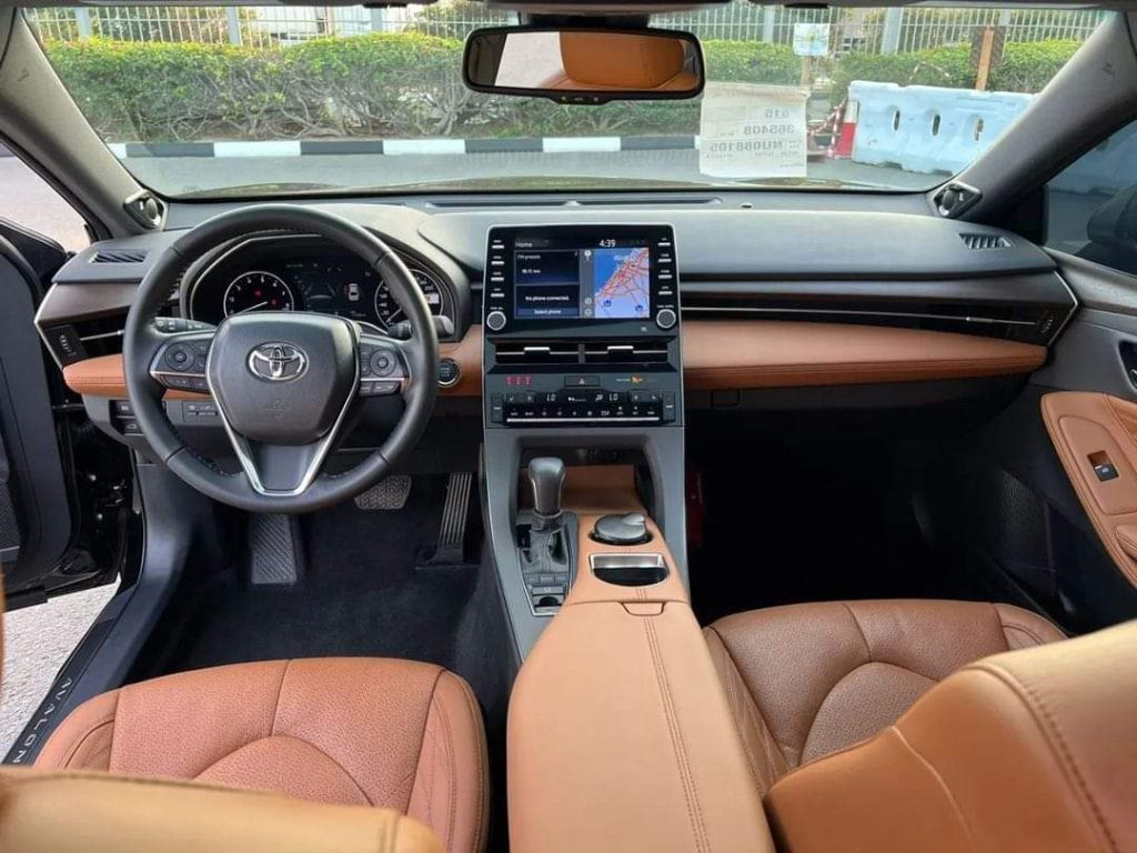 Interior of 2022 Toyota Avalon in Nigeria