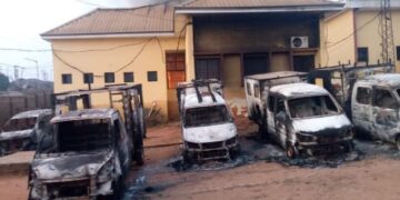 Office and cars set ablaze in Anambra State by Gunmen