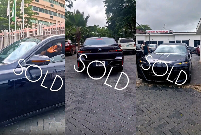 2023 BMW 760i worth N200m Arrived Naija in 2 weeks ago bought already