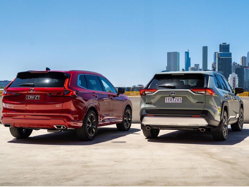2024 Honda CR-V and 2024 Toyota RAV
