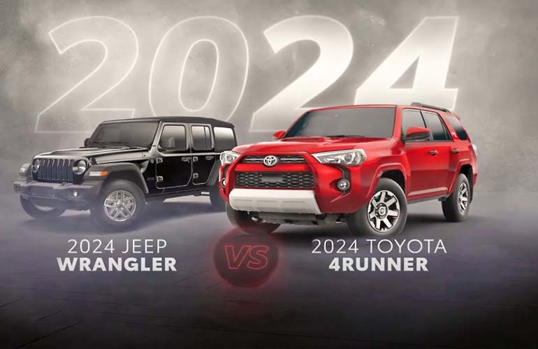 2024 Toyota 4Runner Vs. 2024 Jeep Wrangler