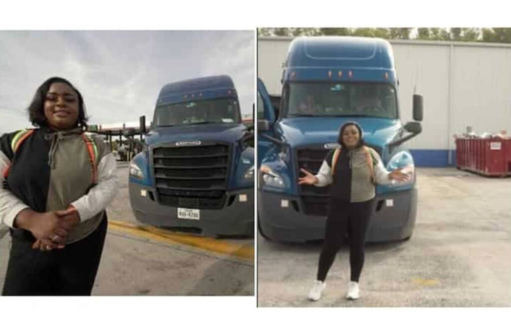 36-Year-Old Lady Resigns Her Teaching Job and Becomes Truck Driver