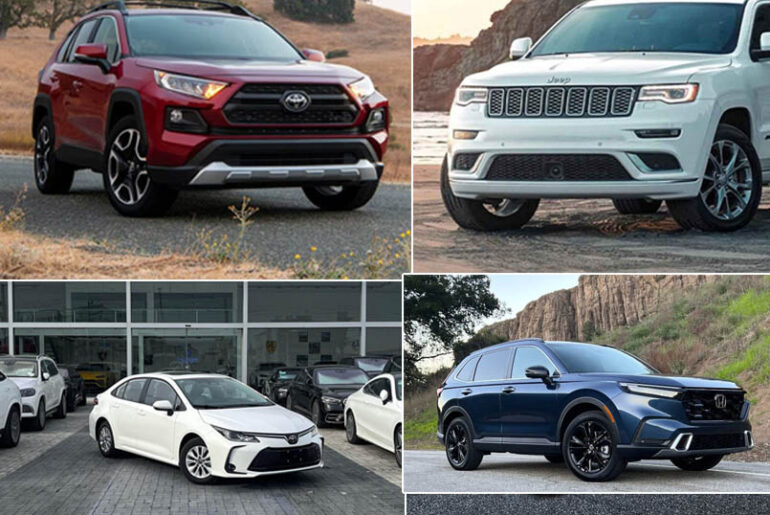 Best-Selling Cars of 2024 First Quarter