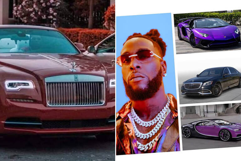 Burna Boy's Cars Cost Less Than Davido and Wizkid's, A Reflection of His Unique Style and Personality