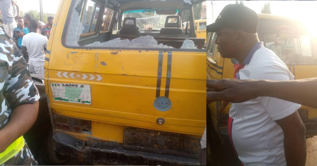 Car owner Dead As Commercial Bus Collides With Private Car In Lagos