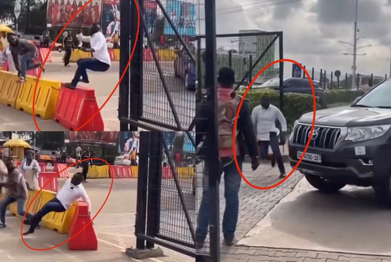 The Moment A Man Was Caught Trying To Steal A Car In Lagos