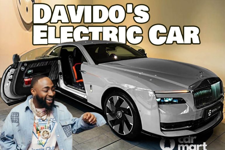 Fact about Davido's electric car - The 2024 Rolls Royce Spectre