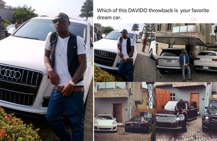 Fans Dig Out Davido’s Old Luxury Cars, Weigh in on Which of Them is the Best