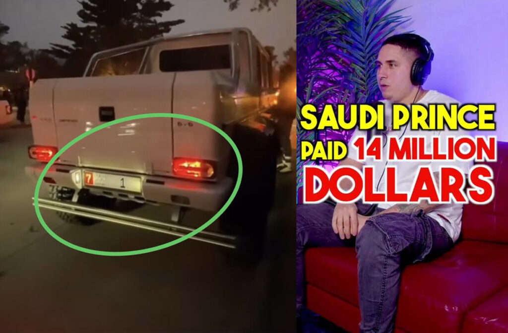 In Saudi Arabia, You Don’t Flex With Exotic Cars, You Flex With Expensive License Plate Number