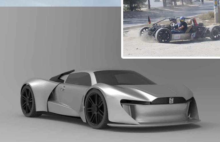 Afghanistan Is Making Its Very Own Supercar, supercar's name will be “Mada 9”