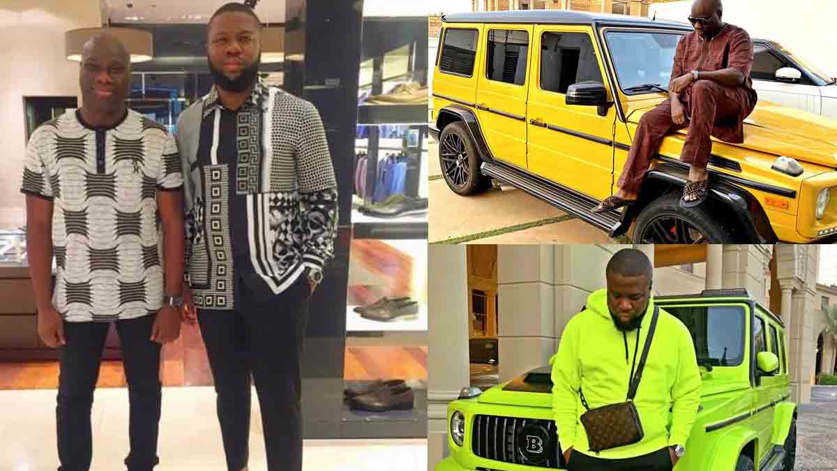 Mompha and Hushpuppi Who Is The Richest - Their cars