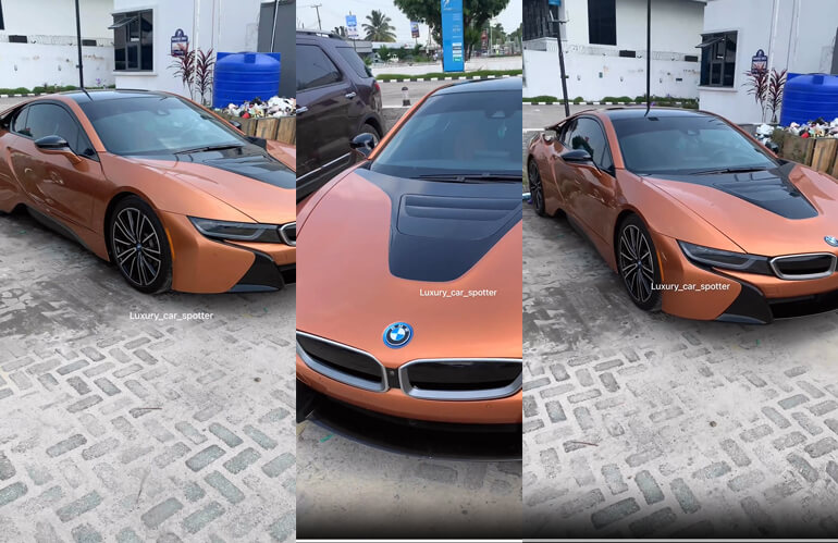 Man Shares His Reaction After Spotting the BMW i8 Worth Over N100 Million in Lagos
