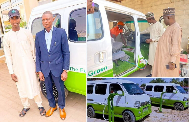 Meet Mustapha Gajibo, A Borno-based Engineer Who Makes Electric Buses That Goes 200-km On Full Charge