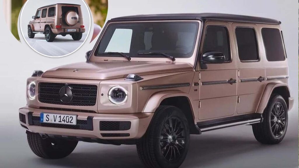 Mercedes Benz Unveils A Limited Edition Rose Gold G-wagon With Diamonds