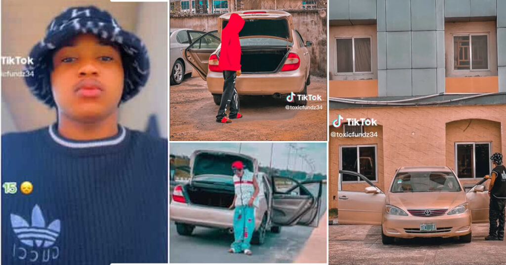 Nigerian Man Buys 2006 Toyota Big Daddy, Shows It Off With Great Pride in TikTok Video