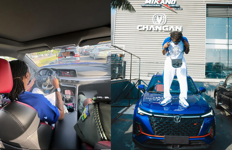 Nigerian Rapper, Jeriq Splashes Over N40 Million on a Brand New Changan SUV