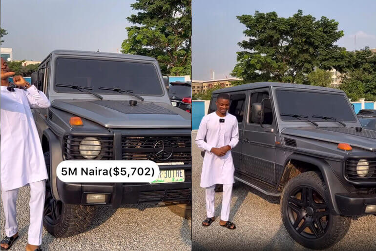 Ola of Lagos Shows Off Luxury Mercedes G-Wagon, Plan to Sell it for N5 Million