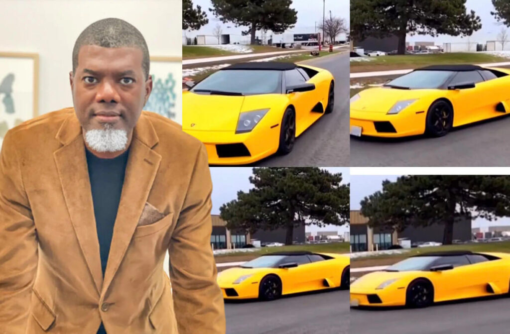 Reno Omokri Driving His Rare Lamborghini Murcielago Worth ₦221 million