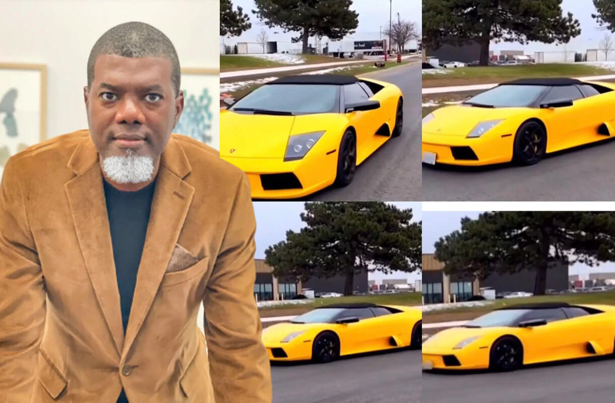 Reno Omokri Driving His Rare Lamborghini Murcielago Worth ₦221 million