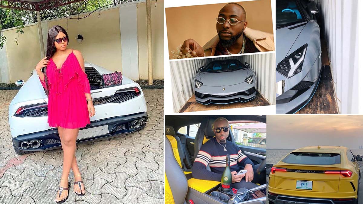 Top 12 Nigerian Musicians, footballers, actors, entertainers who own Lamborghini cars