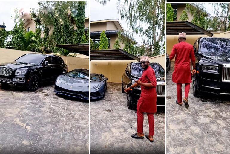 SuperCars Shows Off Davido Garage Tag as Wizkid's Own