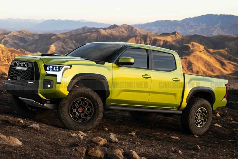 Take A Quick Glance At What The Redesigned 2024 Toyota Tacoma Will Look Like