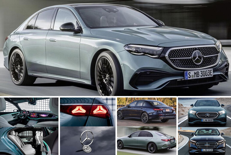 The 2024 Mercedes-Benz E-Class looks to the future, Still has a traditional sedan design