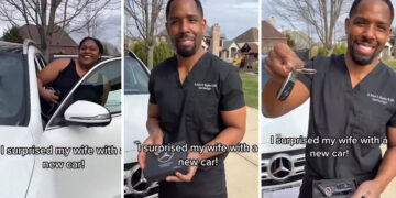 The Moment A Black Doctor Surprised His Wife With A Brand New Mercedes G-Class