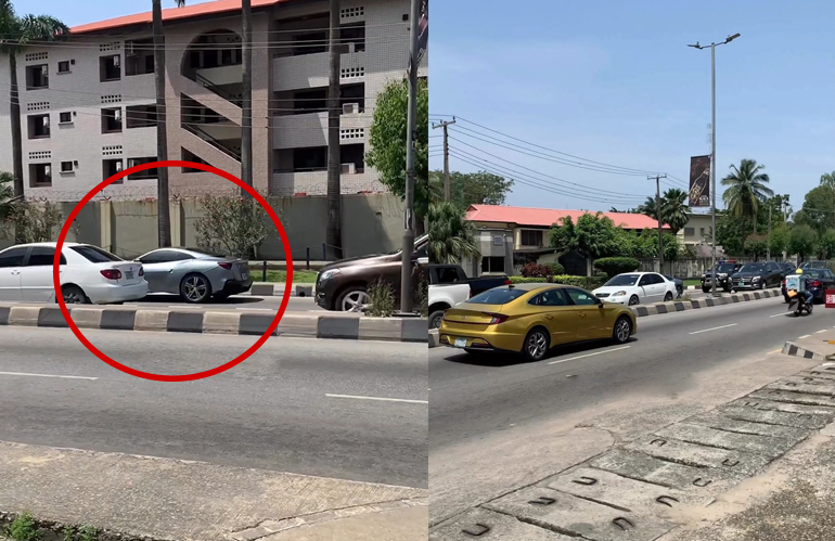 The Moment a Toyota Corolla Driver Makes it Difficult for a Ferrari Portofino Driver to Move in Lagos Traffic
