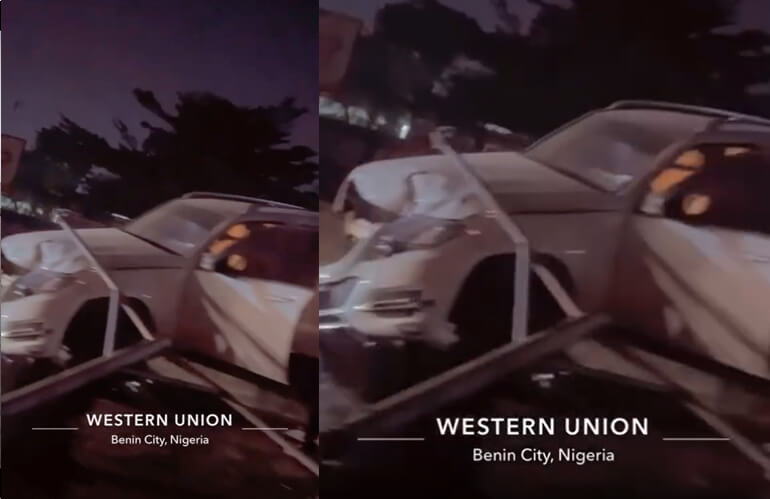 Video Shows Moment Nigerian Big Boys Bash Their Luxury SUVs Worth Millions