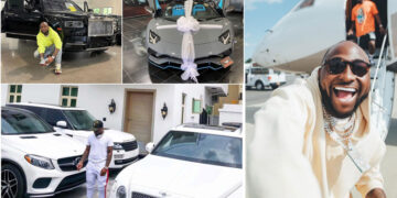 Inside Davido’s luxury car collection, from Rolls Royce, Lamborghini to millions of naira car garage