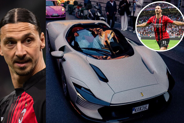 Zlatan Ibrahimovic Spotted In His 2023 Ultra-Limited Edition Ferrari Daytona SP3 Worth ₦1.6 billion