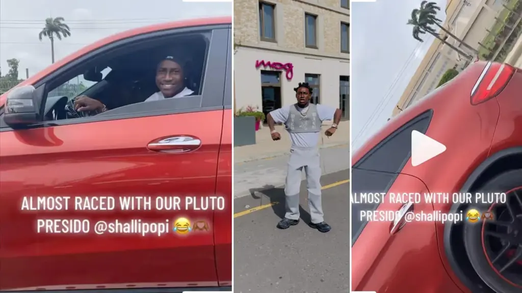 Fans spot Shallipopi’s car in traffic while jamming to his new song ‘Oscroh’