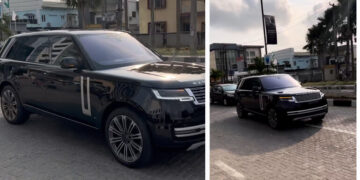 The Moment 320 Million Naira 2023 Range Rover Was Spotted On Lagos Road