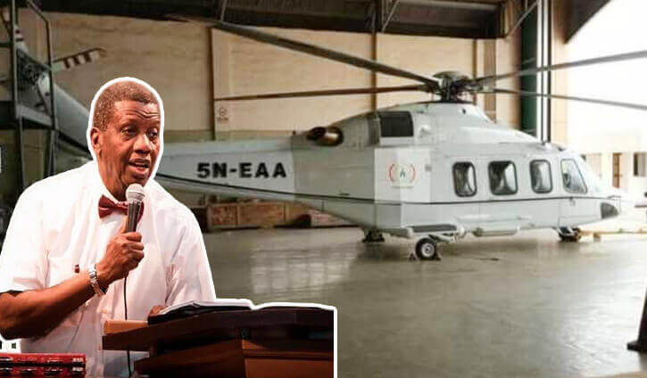 Pastor Adeboye sells off helicopter over high cost of maintenance