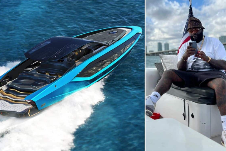 Rapper Rick Ross Gives Tour of His Luxurious $6 Million Lamborghini Yacht