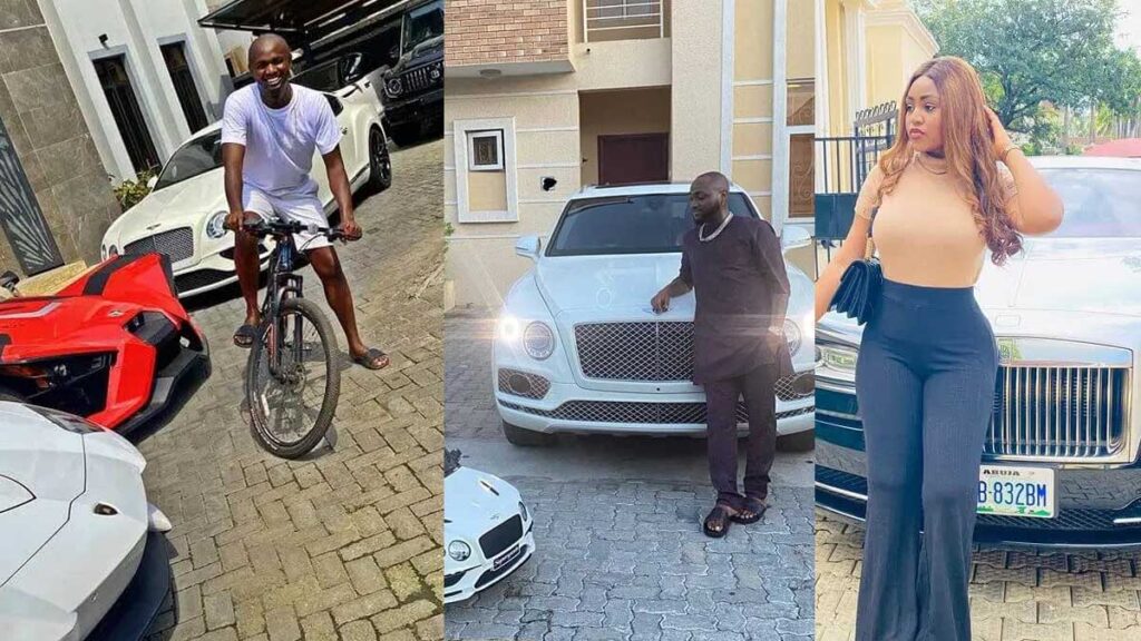 Top Nigerian Celebrities Who Love Luxurious Cars more than IG