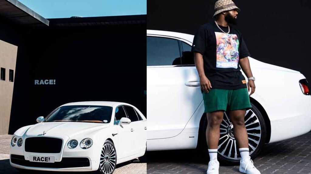 South African rapper, Cassper Nyovest buys himself a Bentley for his 30th birthday