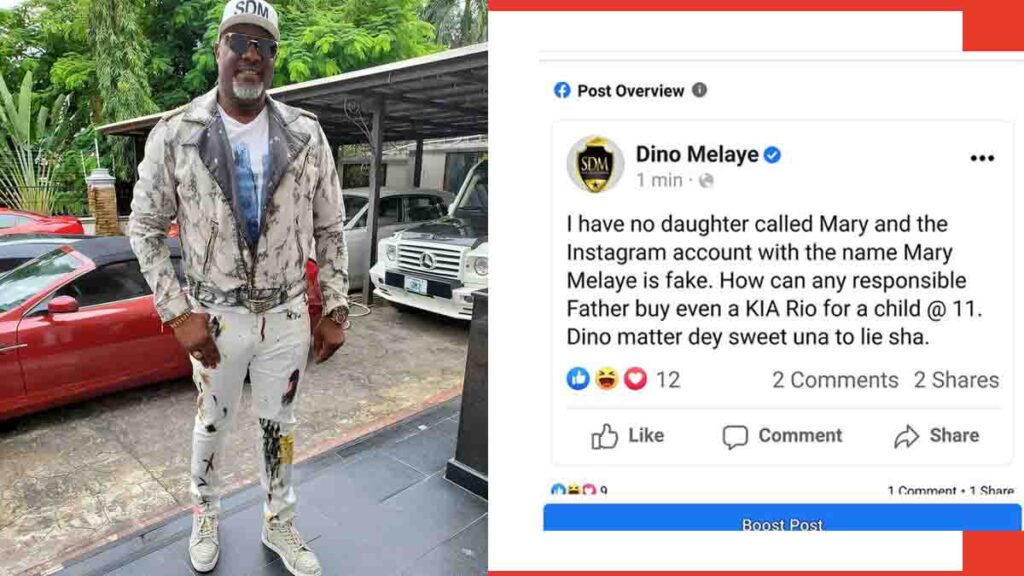 I have no daughter called Mary - Dino Melaye deny buying Lamborghini for her daughter