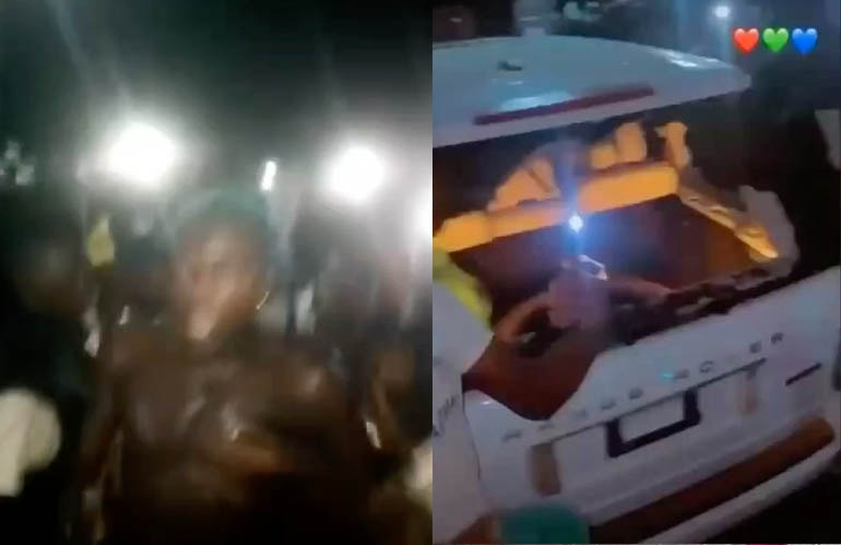 Portable loses cool as his white Range Rover SUV glass gets smashed at concert in Lagos