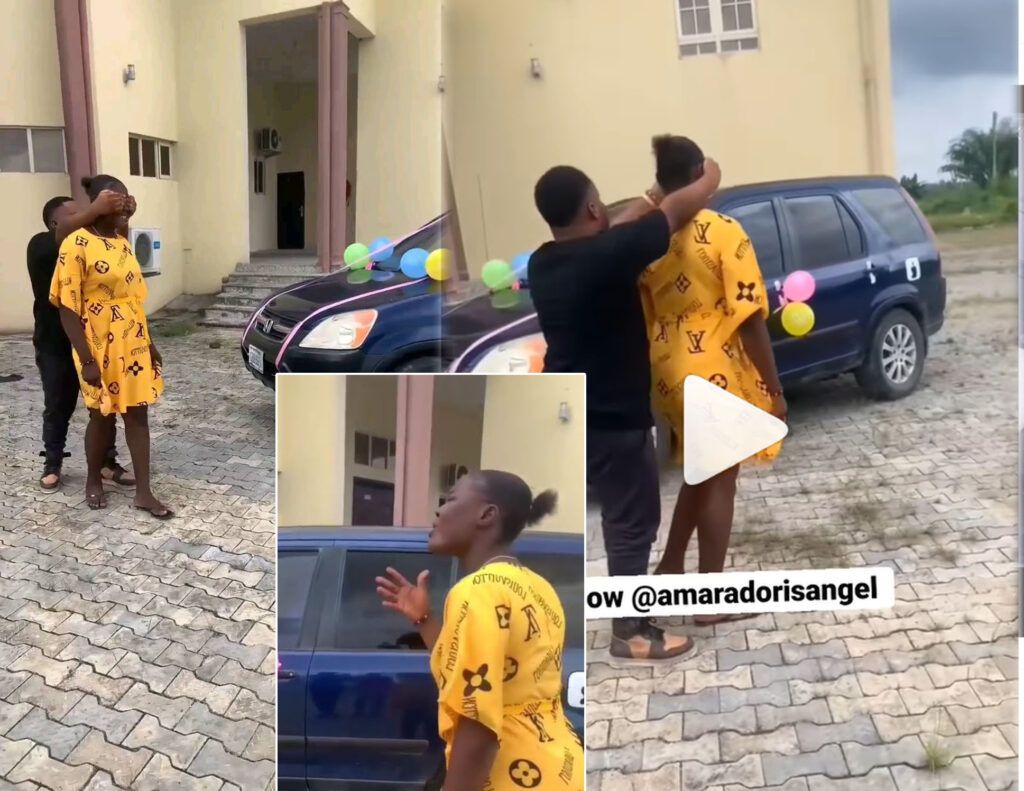 “Are you okay - you call this a car – Lady rages at boyfriend over car gift on her birthday
