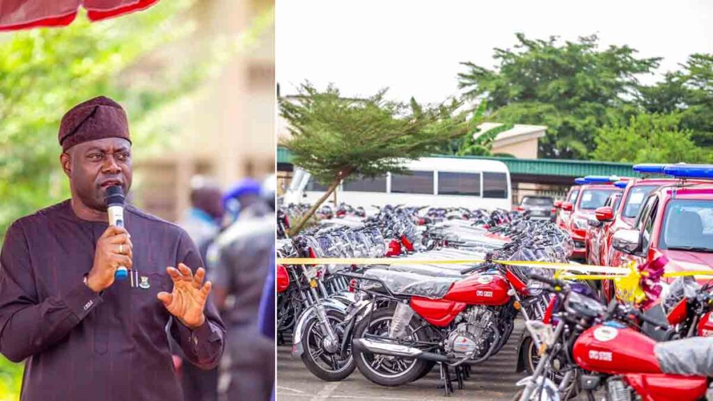 Seyi Makinde Buys 33 Operational Vehicles And 396 Motorcycles For Amotekun