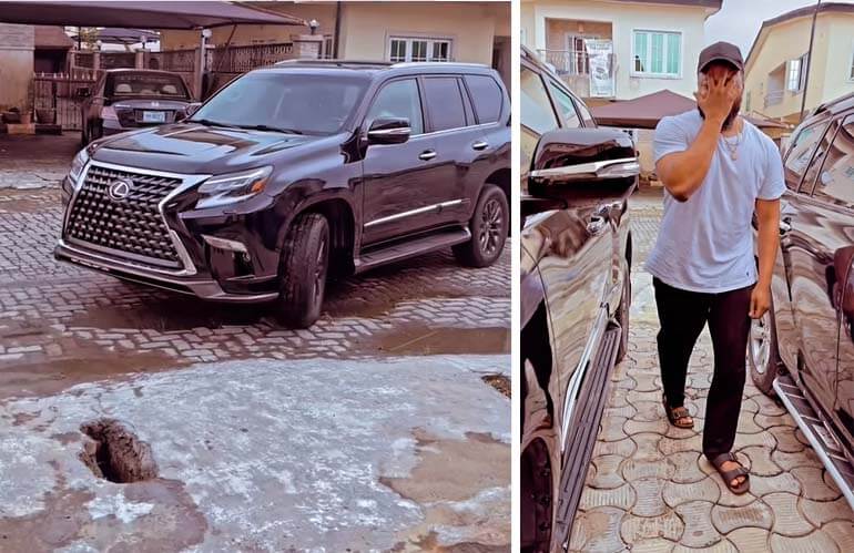 New Whip as Actor BabaRex buy 2020 Lexus GX 460 weeks after multi-million naira mansion in Lagos