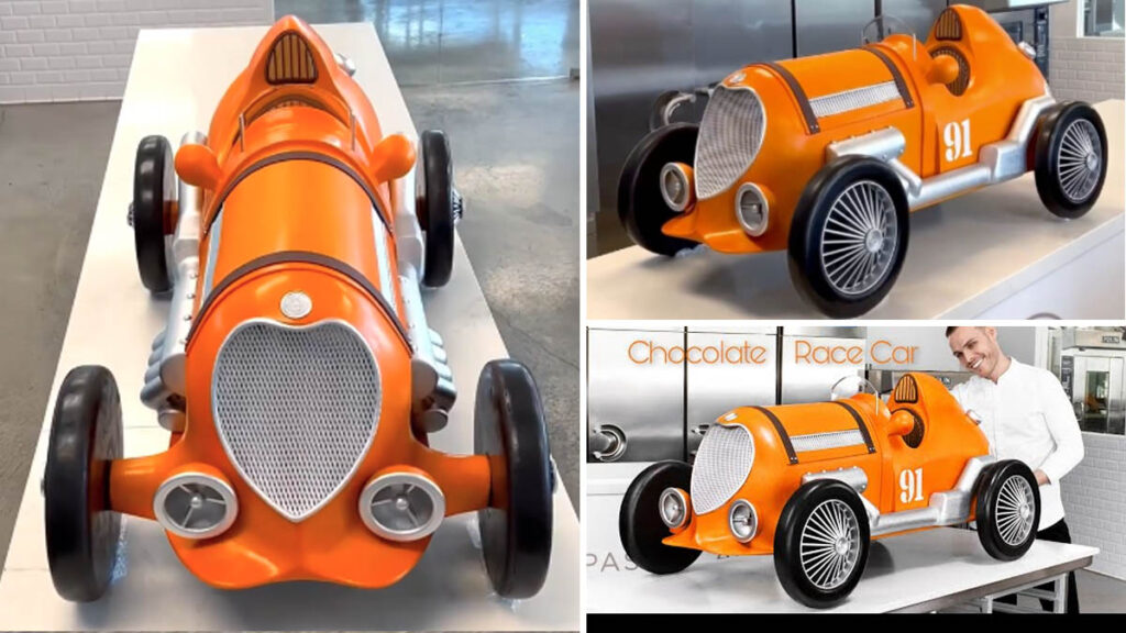 Check out Supercar Made Using 18kg of Chocolate