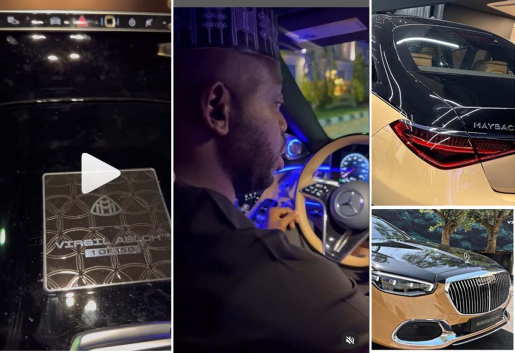 Matthew Awotunde CEO of Whitestone Jewellers LTD 2023 Mercedes Maybach Virgil Abloh